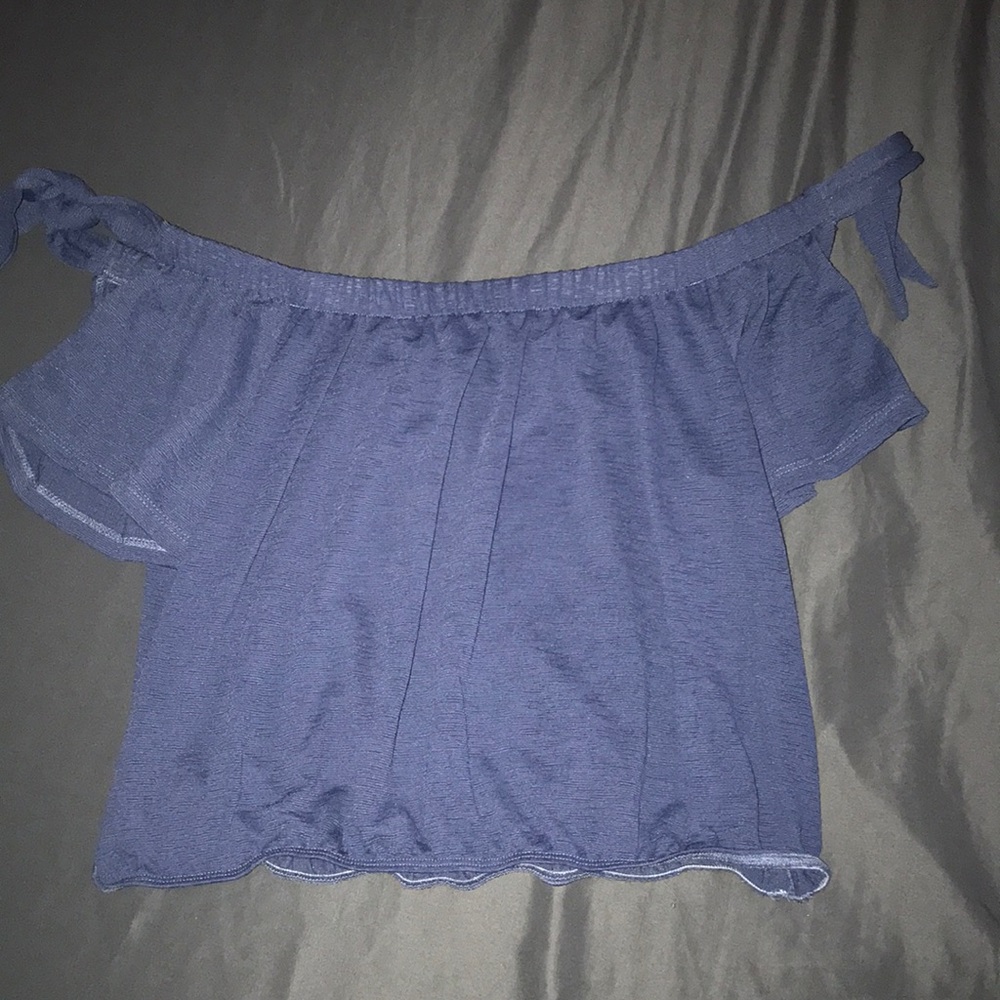 Off the shoulder crop top